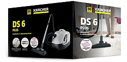 Пылесос Karcher DS 6 Plus Anniversary Edition 650Вт белый