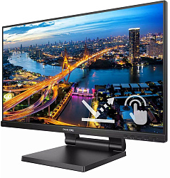 Монитор Philips 21.5" B Line 222B1TC черный IPS LED 16:9 HDMI M/M матовая HAS 250cd 178гр/178гр 1920x1080 75Hz VGA DP FHD USB Touch 6.13кг