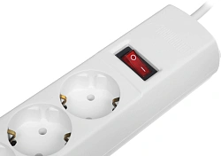 Сетевой фильтр Юнивольт 00-00000449 3м (4 розетки) белый (коробка)