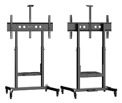 Стойка для телевизора Onkron TS1991 черный 50"-100" макс.120кг напольный наклон