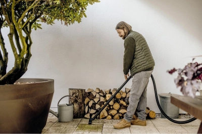 Строительный пылесос Karcher WD 3 V-17/4/20 1000Вт (уборка: сухая/сбор воды/выдув) желтый