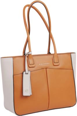 Деловая сумка женская Piquadro Ashley BD6461W134/AR с отделением для ноутбука охра натур.кожа