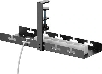 Кабель-канал Cactus CS-CM-400-1BK для столов 40x12.9x19см черный