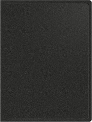 Папка метал.зажим Buro -ECB04CBLACK A4 пластик 0.5мм черный