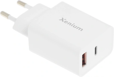 Сетевое зар./устр. Xenium X332 25W 3A+2A+1.5A USB Type-C универсальное белый (CCX332CW/00)