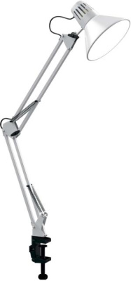 Светильник Gauss GTL001 (GT0011) настольный на струбцине E27 белый 60Вт