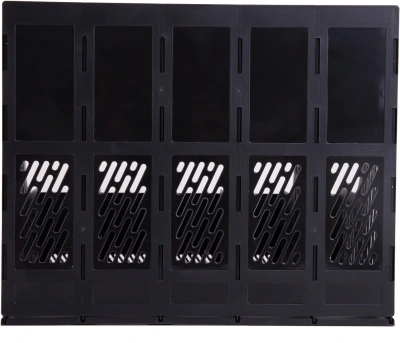 Лоток вертикальный Deli E9838black для бумаг 365x380x30мм черный