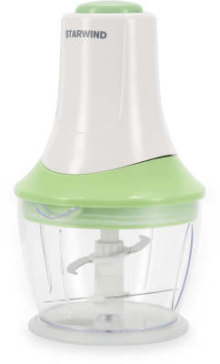 Измельчитель электрический Starwind SCP2010 1л. 300Вт белый/зеленый