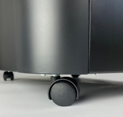 Шредер Heleos АП37-4 черный/серебристый с автоподачей (секр.P-4) фрагменты 220лист. 37лтр. скрепки скобы пл.карты