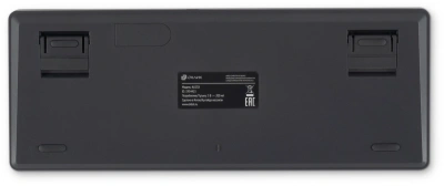 Клавиатура Оклик K615X механическая серый/серебристый USB slim Multimedia for gamer LED (1934413)