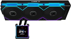 Система водяного охлаждения Lian-Li HydroShift II LCD-S 360TL ARGB Soc-AM5/AM4/1700/1851 черный 4-pin 33dB Al+Cu LCD Ret (G89.GHS2LCDS36TB.R0)