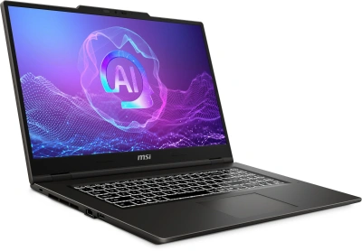 Ноутбук MSI Venture A17 AI A2HMG-002XRU Ryzen 7 260 16Gb SSD512Gb AMD Radeon Graphics 17.3" IPS FHD (1920x1080) без ОС grey WiFi BT Cam (9S7-17UK11-002)