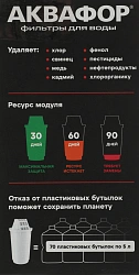 Картридж Аквафор A5 для кувшинов ресурс:350л (упак.:1шт)