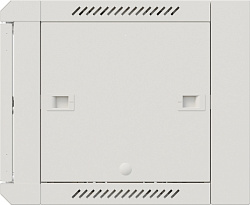 Шкаф коммутационный NTSS Премиум (NTSS-W6U6060GS-2) настенный 6U 600x600мм пер.дв.стекл 60кг серый 500мм 19.5кг 220град. 370мм IP20 сталь