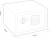 Сейф мебельный Cactus CS-SF-E18 взломостойкий 170x260x230мм электронный