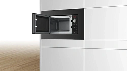 Микроволновая печь Bosch BFL623MB3 20л. 800Вт черный (встраиваемая)