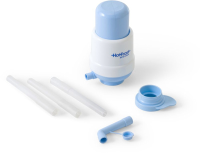 Помпа для 19л бутыли Hotfrost A6 механический голубой/серый картон