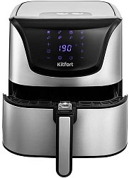 Аэрогриль Kitfort КТ-2232 1700Вт серебристый/черный