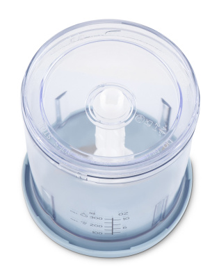 Измельчитель электрический Hyundai HYC-P3138 0.8л. 300Вт голубой/белый