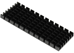 Радиатор для SSD Digma DGRDRM2A черный металл Ret