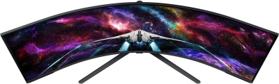 Монитор Samsung 57" Odyssey Neo G9 S57CG952NI черный VA LED 32:9 HDMI полуматовая HAS Piv 2500:1 420cd 178гр/178гр 7680x2160 240Hz FreeSync Premium Pro DP Dual UHD USB 19кг