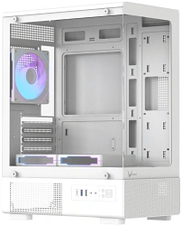 Корпус Formula Crystal Z1CM Plus AR v2 белый без БП mATX 2x120mm 1xUSB2.0 1xUSB3.0 audio bott PSU