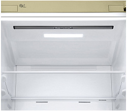 Холодильник LG GA-B459MESL 2-хкамерн. бежевый глянц. инвертер