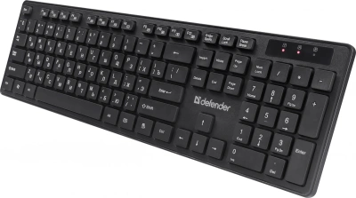 Клавиатура + мышь Defender Lima C-993 клав:черный мышь:черный USB беспроводная Multimedia (45993)