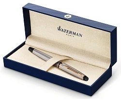 Ручка перьев. Waterman Expert 3 (S0951940) Stainless Steel GT F сталь подар.кор.