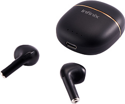 Гарнитура вкладыши Infinix XBuds XE23 черный беспроводные bluetooth в ушной раковине (10311756)