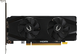 Видеокарта Zotac PCI-E 4.0 RTX 3050 LP NVIDIA GeForce RTX 3050 6Gb 96bit GDDR6 1470/14000 HDMIx1 DPx1 HDCP Ret low profile