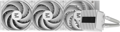 Система водяного охлаждения Zalman Alpha2 A36 ARGB Soc-AM5/AM4/1151/1200/2066/2011/1700 белый 4-pin 29.7dB Al LCD 350W Ret (ALPHA2 A36 WHITE)