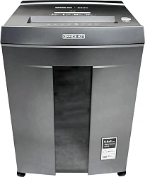 Шредер Office Kit S300 0,8x5 черный (секр.P-7) фрагменты 8лист. 33лтр. пл.карты CD