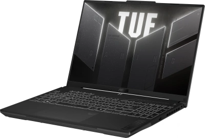 Ноутбук Asus TUF Gaming F16 FX607VJ-RL013 Core 5 210H 16Gb SSD512Gb NVIDIA GeForce RTX 3050 6Gb 16" IPS FHD+ (1920x1200) без ОС grey WiFi BT Cam (90NR0MZ6-M000F0)