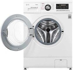 Стиральная машина LG F1296NDS0 класс: A загр.фронтальная макс.:6кг белый инвертор
