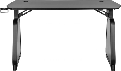 Стол игровой Cactus CS-GMD-BK-RGB с подсветкой столешница МДФ черный каркас черный 136x60x75см (CS-GMD-BK-RGB)