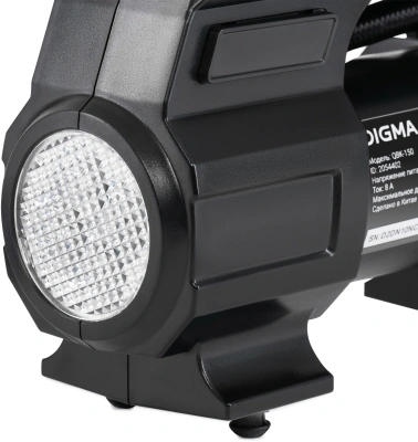 Автомобильный компрессор Digma QBK-150 шланг 0.6м
