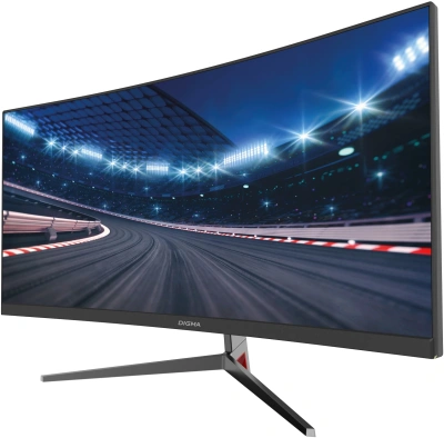 Монитор Digma 29.5" Overdrive 30A510F черный VA LED 1ms 21:9 HDMI матовая 300cd 178гр/178гр 2560x1080 200Hz DP 2K USB 4.3кг
