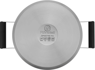 Кастрюля Rondell Bayoneta RDS-1808 5.1л. d=24см (с крышкой) стальной