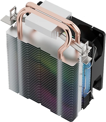 Устройство охлаждения(кулер) Digma D-CPC110-1 90x90x25mm Soc-AM5/AM4/1200/1700/1851 черный 3-pin 23dB Al+Cu 110W 245gr Ret