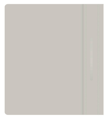 Папка-скоросшиватель Бюрократ Люкс -PSL20A5GREY A5 прозрач.верх.лист пластик серый 0.14/0.18