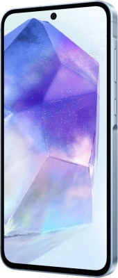 Смартфон Samsung SM-A556E Galaxy A55 5G 128Gb 8Gb голубой моноблок 3G 4G 2Sim 6.6" 1080x2340 Android 14 50Mpix 802.11 a/b/g/n/ac/ax NFC GPS GSM900/1800 GSM1900 Protect microSD max1024Gb