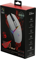 Мышь A4Tech Bloody W60 Max белый оптическая 10000dpi USB 10but (W60 MAX (PANDA WHITE))