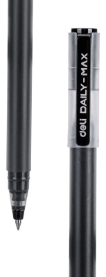 Ручка гелев. Deli Daily Max EG16-BK черн/прозрачный d=0.5мм черн. черн.