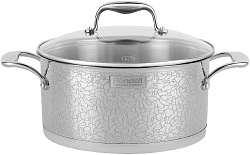 Кастрюля Rondell Vintage RDS-344 5л. d=24см (с крышкой) стальной