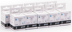 Лампа светодиодная Gauss Elementary MR16 7Вт цок.:GU10 спот 220B св.свеч.бел.нейт. MR16 (упак.:10шт) (13627)