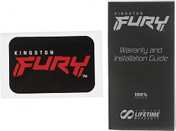 Память DDR4 16GB 3200MHz Kingston KF432C16BB2A/16 Fury Beast RGB RTL Gaming PC4-25600 CL16 DIMM 288-pin 1.35В single rank с радиатором Ret