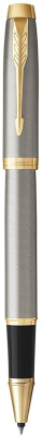 Набор ручек Parker IM Core TK223 (2093217) Brushed Metal GT подар.кор. ручка роллер, ручка шариковая сменный стержень 1стерж. кругл.
