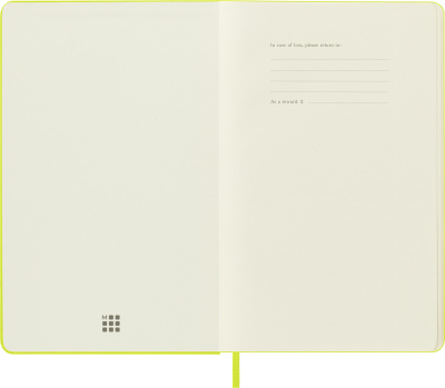 Блокнот Moleskine CLASSIC QP062C2 Large 130х210мм 240стр. нелинованный твердая обложка лайм
