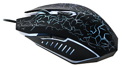 Мышь Оклик 895G HELLFIRE черный оптическая 3200dpi USB 6but (412863)